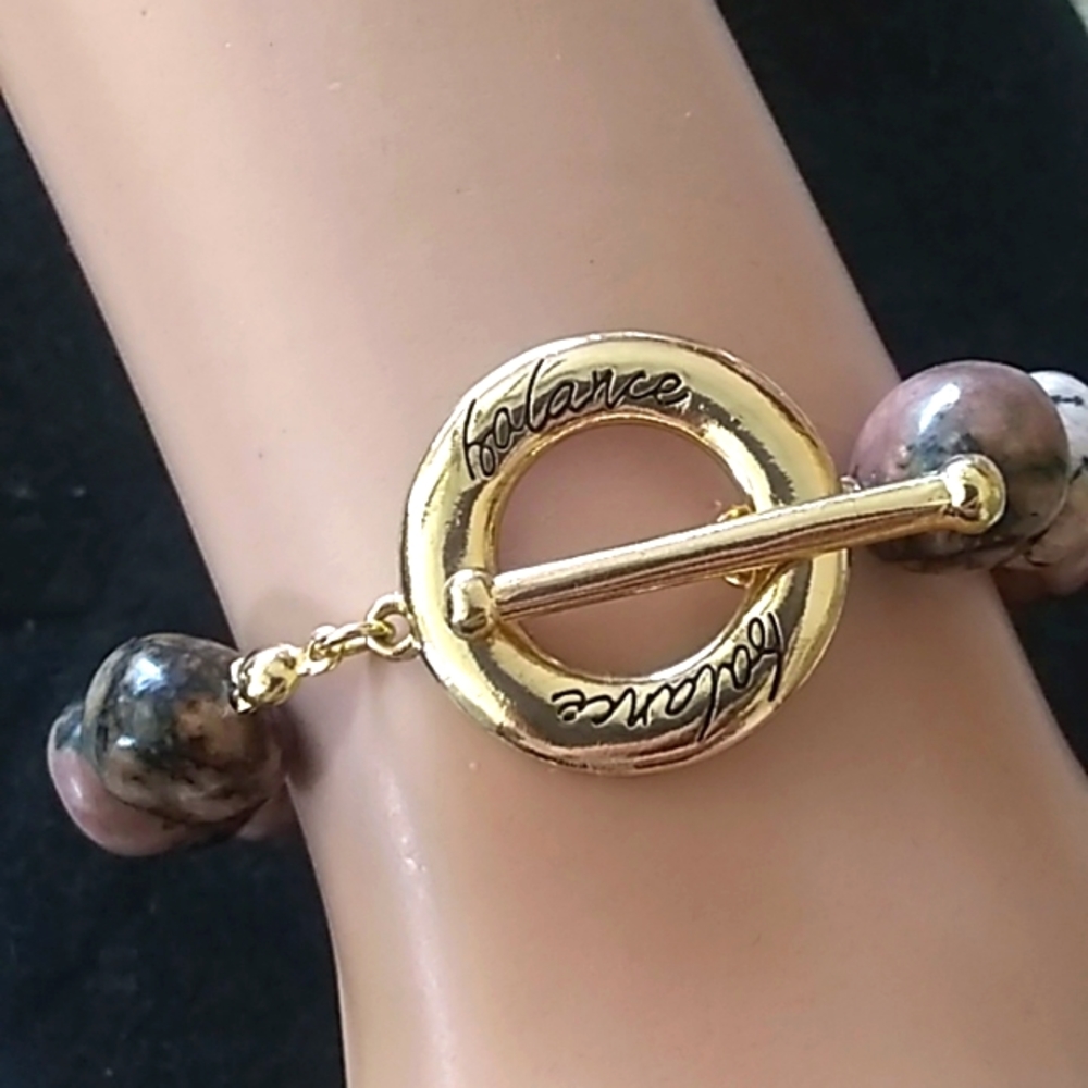 Rhodonite Balance Bracelet
